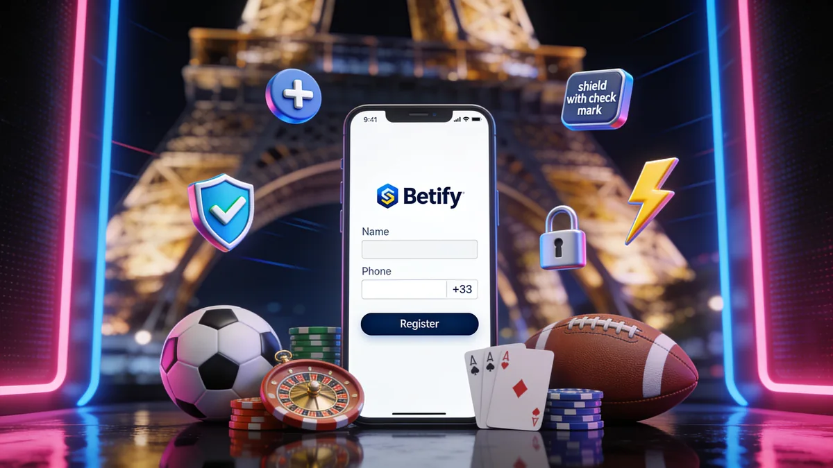 Inscription et vérification — betify casino en France